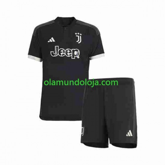 Camisola Juventus Criança Equipamento Terceiro 2023-2024 Manga Curta